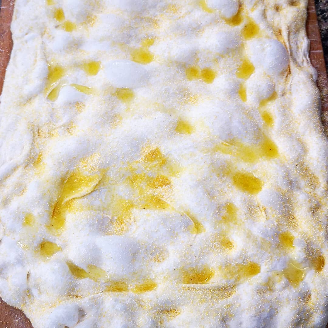 Impasto della focaccia